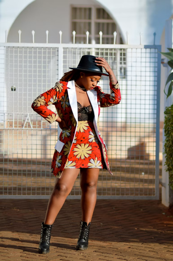 A modern Ankara outfit styled with confidence — demonstrating how to wear African print fashion in 2026